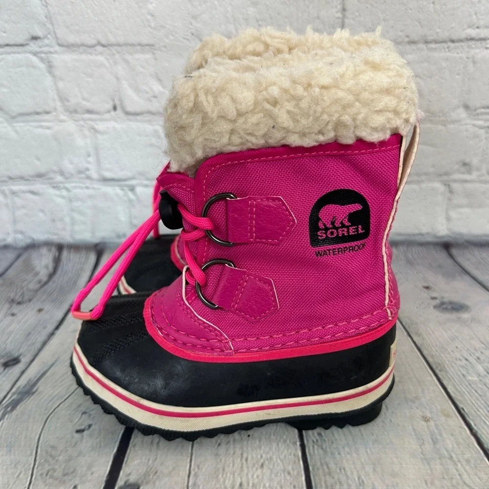 SOREL Yoot Pac Nylon waterproof winter pink size 8